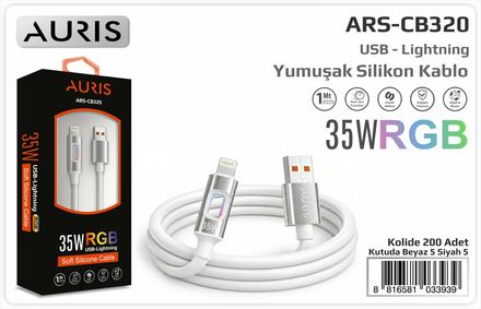 Auris CB320 35W Lightning Işıklı Kablo